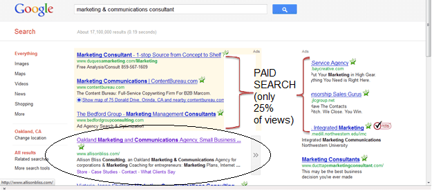 Allison Bliss Consulting top of google