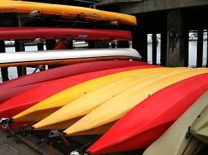kayaks in color